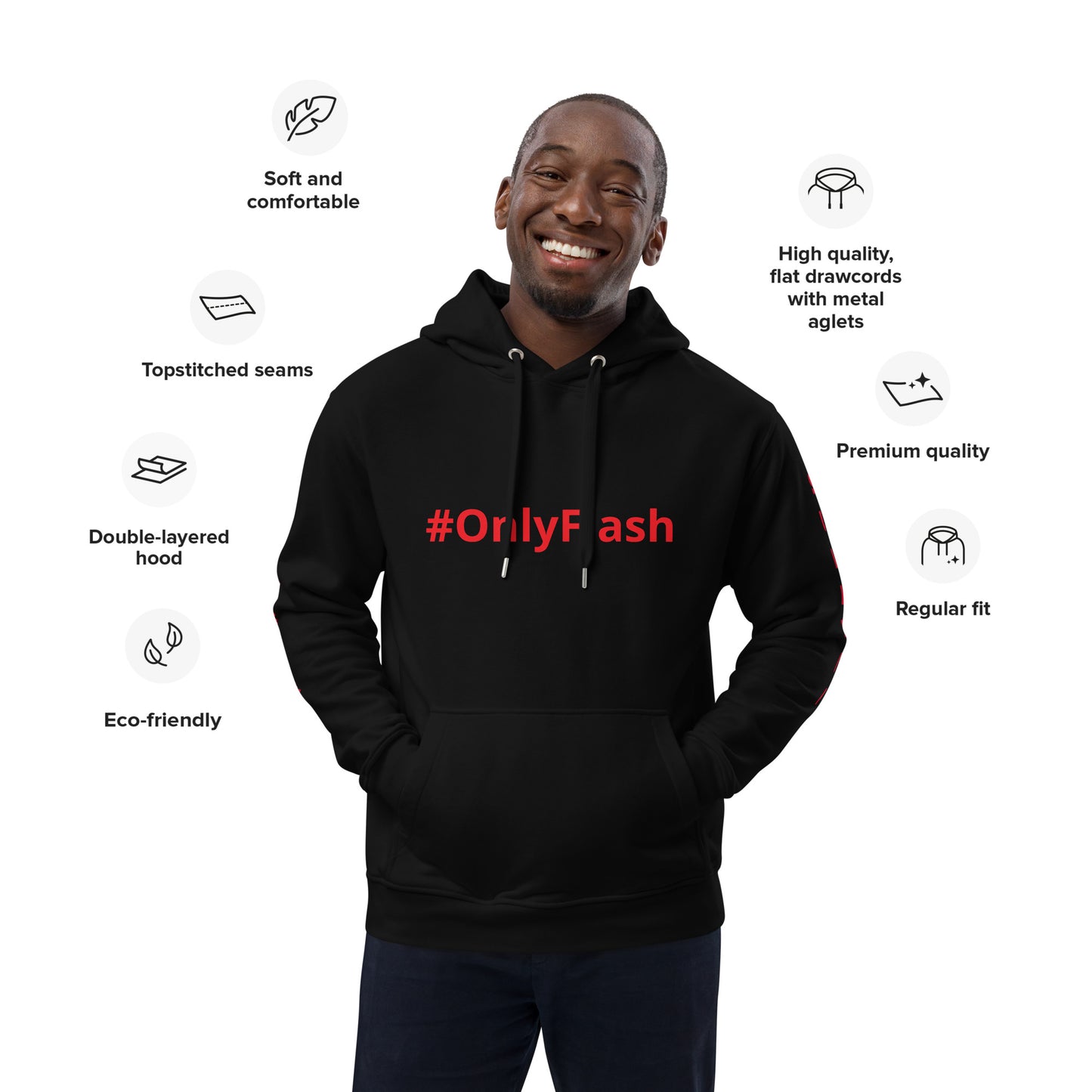 Only Flash Premium Hoodie