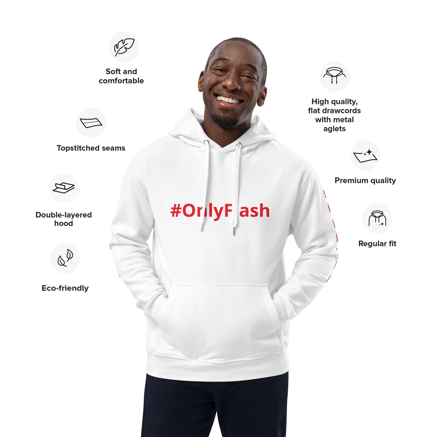 Only Flash Premium Hoodie